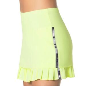 Lucky in Love Tennis Skort Vibrant Yellow L